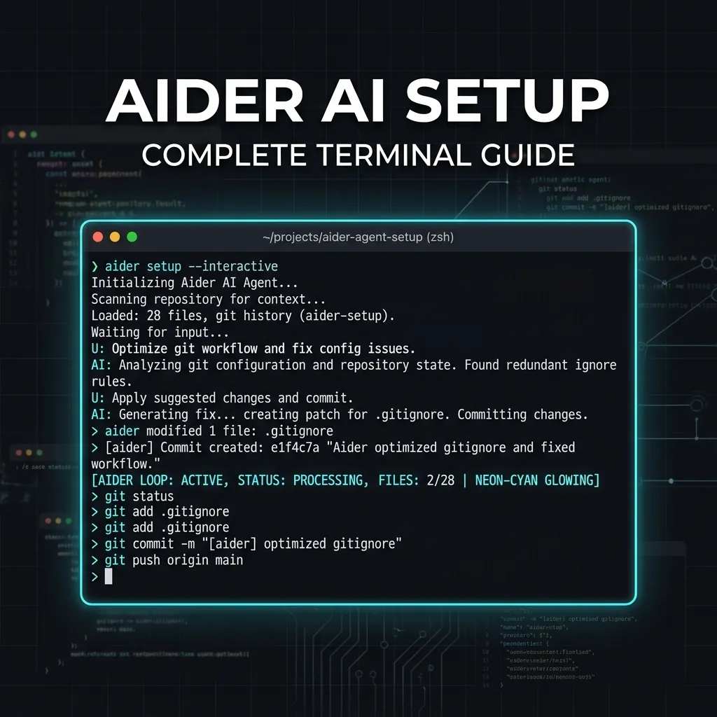 Aider AI Setup Tutorial — Complete Guide to the Terminal Agent
