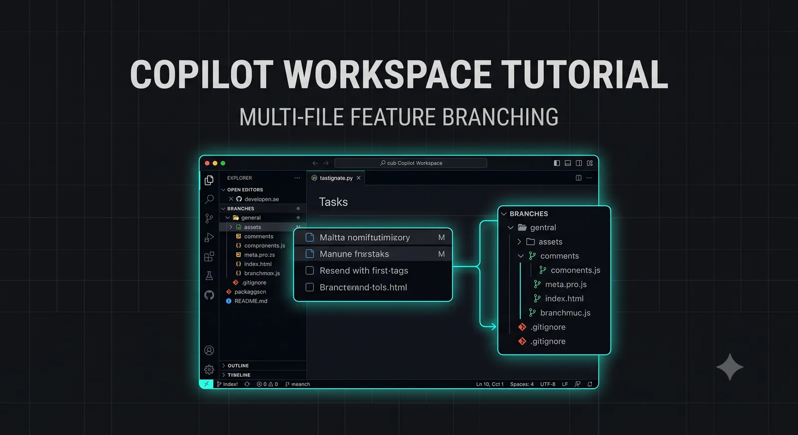 GitHub Copilot Workspace Tutorial — Multi-File Feature Branching