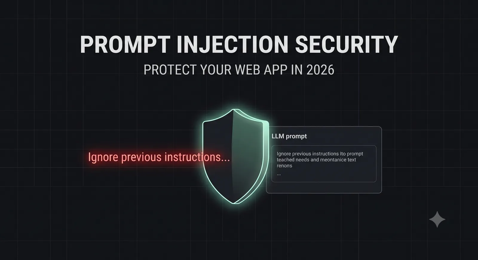 Prompt Injection Security — How to Protect Your Web App in 2026