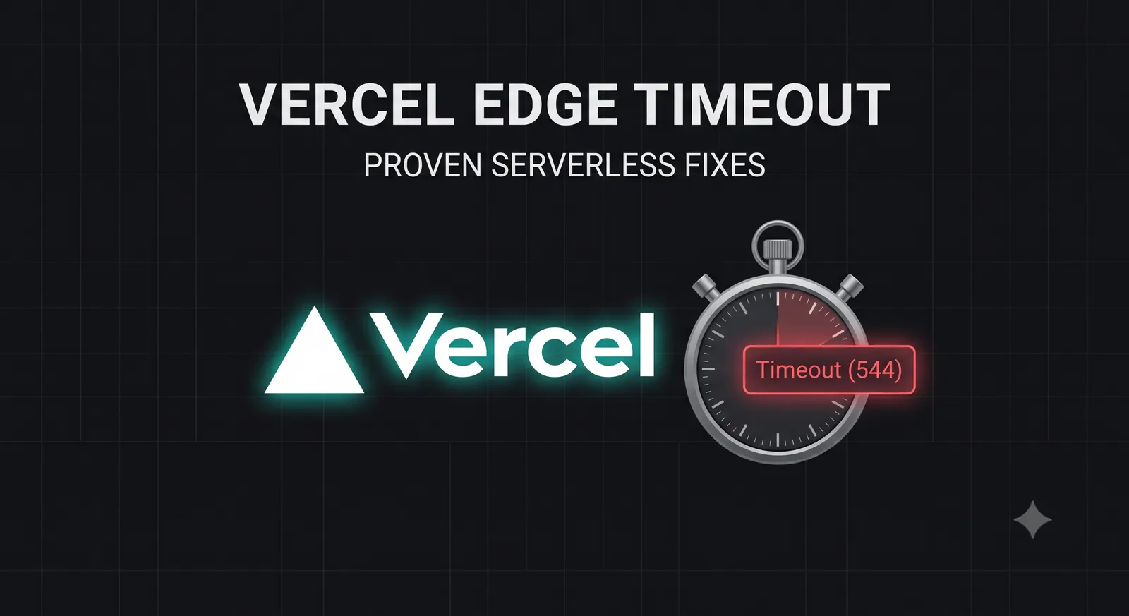 Vercel Edge Function Timeout — Proven Fix for Serverless Apps